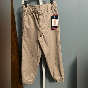 GAP Kids Khaki Stretch Twill Joggers NWT Medium 8